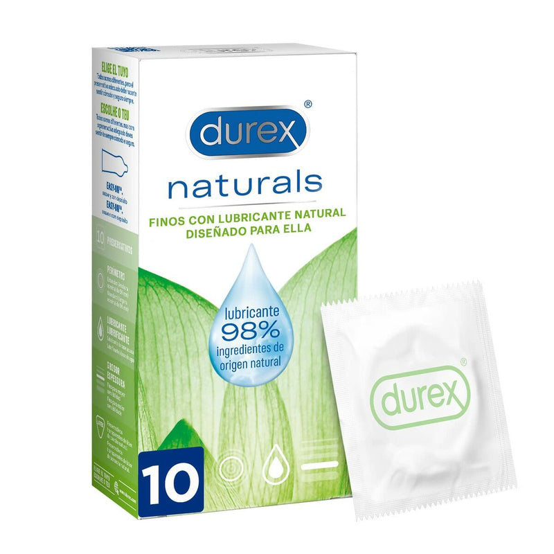 Kondomit Durex Naturals 10 osaa